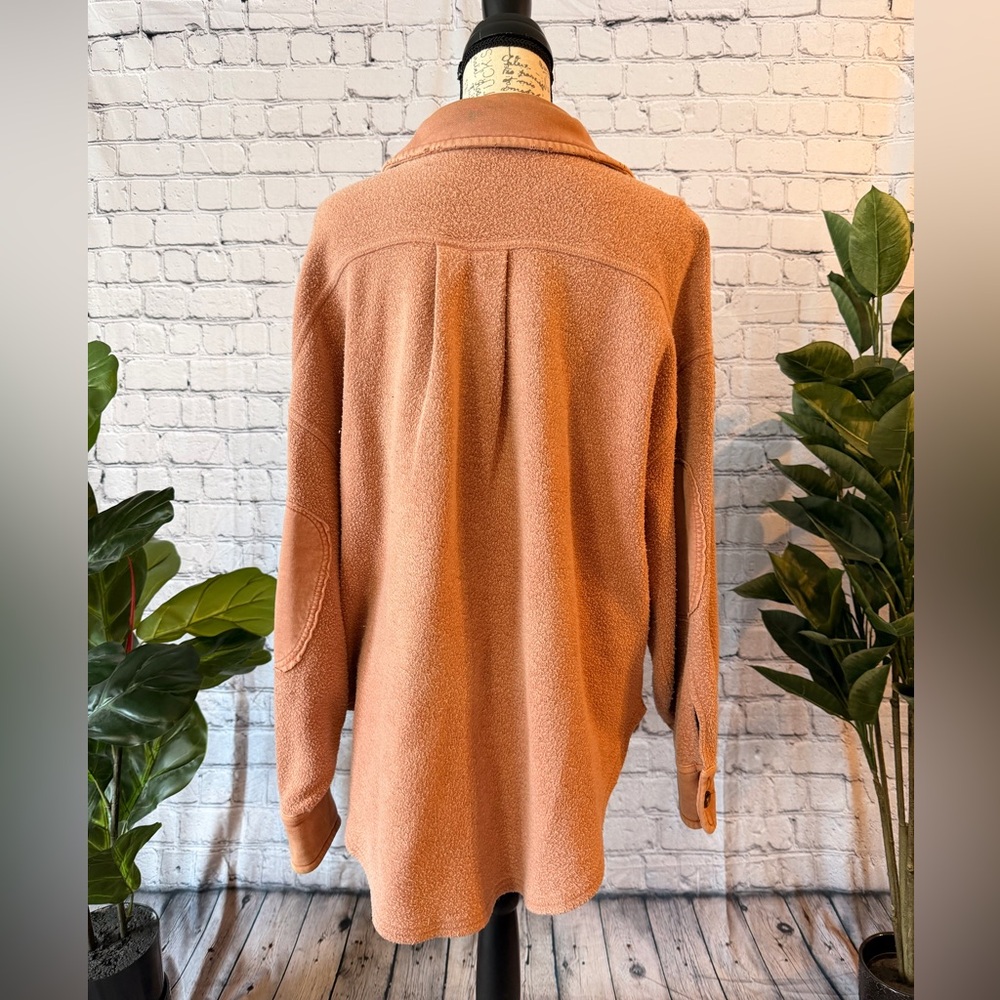 Free People Ruby Shacket Cider - Picture 3 of 6